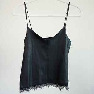 Bershka Leather top, size S